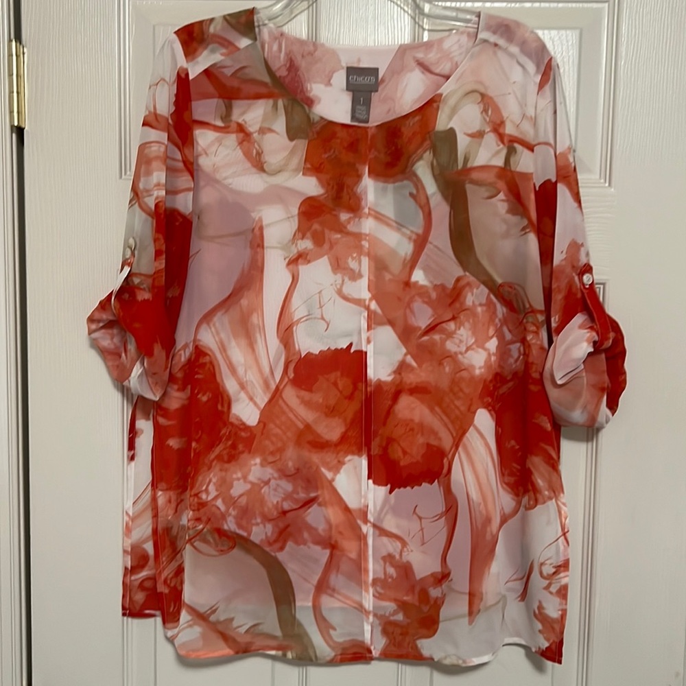 CHICOS blouse, size M